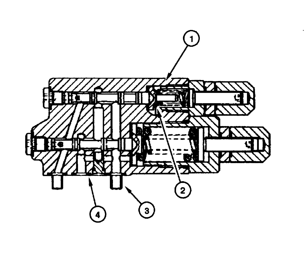 Схема запчастей Case 865 - (08.03[00]) - MAIN HYDRAULIC PUMP - RELIEF VALVE (08) - HYDRAULICS