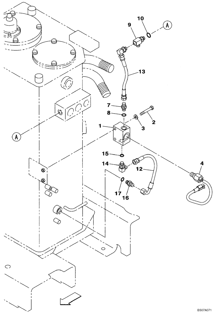 Схема запчастей Case CX160B - (08-02) - HYDRAULIC RESERVOIR - PRESSURE SWITCH (08) - HYDRAULICS