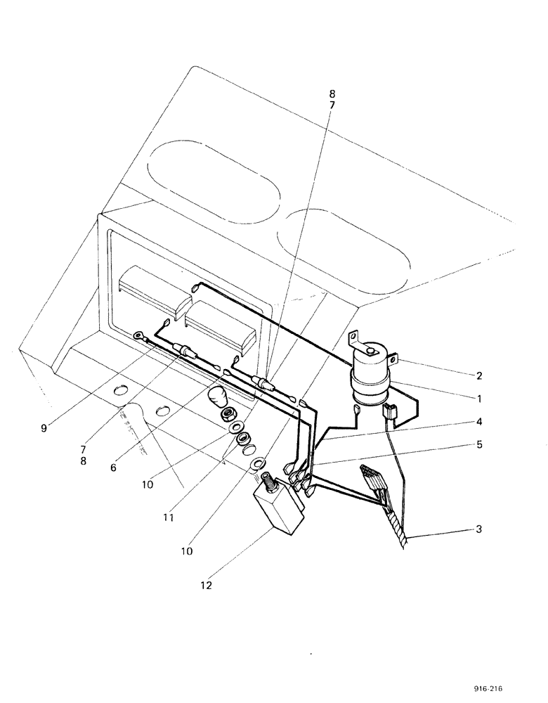 Схема запчастей Case 580F - (340) - WARNING FLASHER, STARTING WITH NO 3.736.448 (55) - ELECTRICAL SYSTEMS