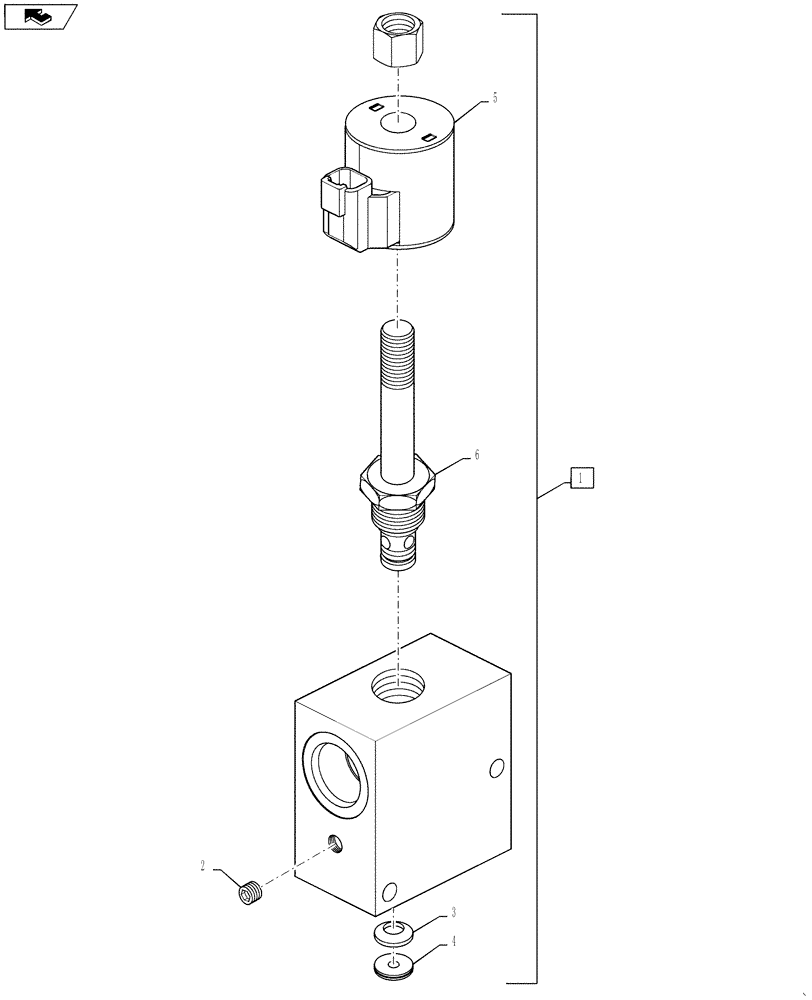 Схема запчастей Case 1021F - (35.526.01[08]) - CAB HEAT LOAD VALVE ASSEMBLY (35) - HYDRAULIC SYSTEMS