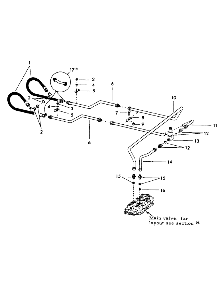 Схема запчастей Case 30YC - (G02) - VALVE TO HOIST CYLINDER AND RETURN (FOR BOTH "Y" AND "E" BOOMS). (07) - HYDRAULIC SYSTEM
