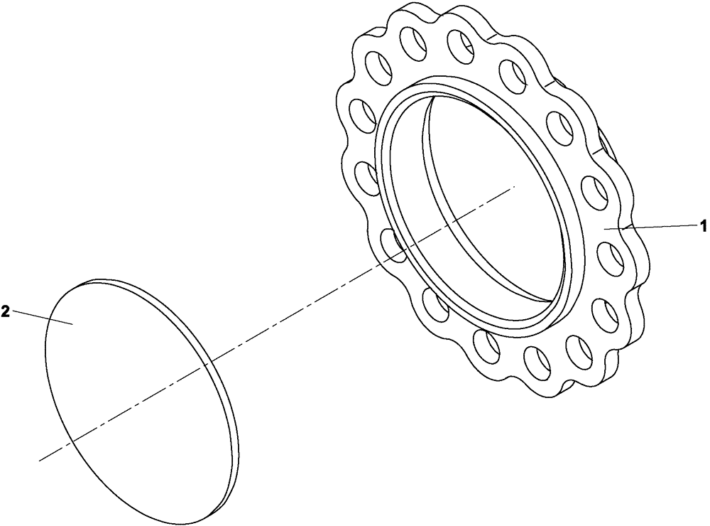 Схема запчастей Case DV204 - (03-171/124[01]) - CAP - FUEL TANK (GROUP 171/124) (03) - FUEL SYSTEM