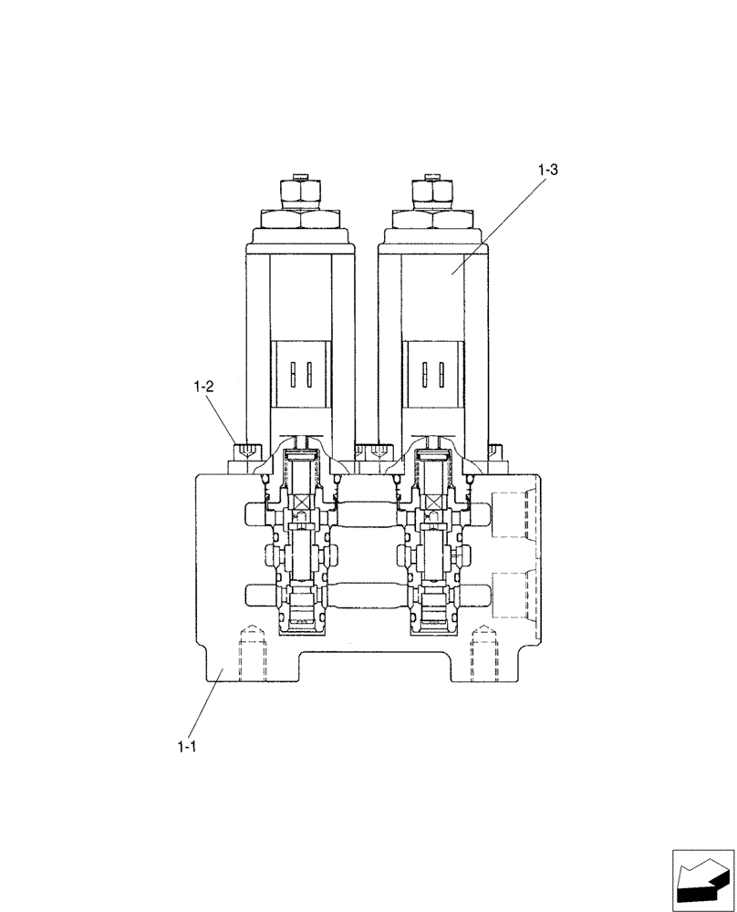 Схема запчастей Case CX36B - (01-062[02]) - CONTROL LINES, VALVE - ANGLE DOZER (35) - HYDRAULIC SYSTEMS