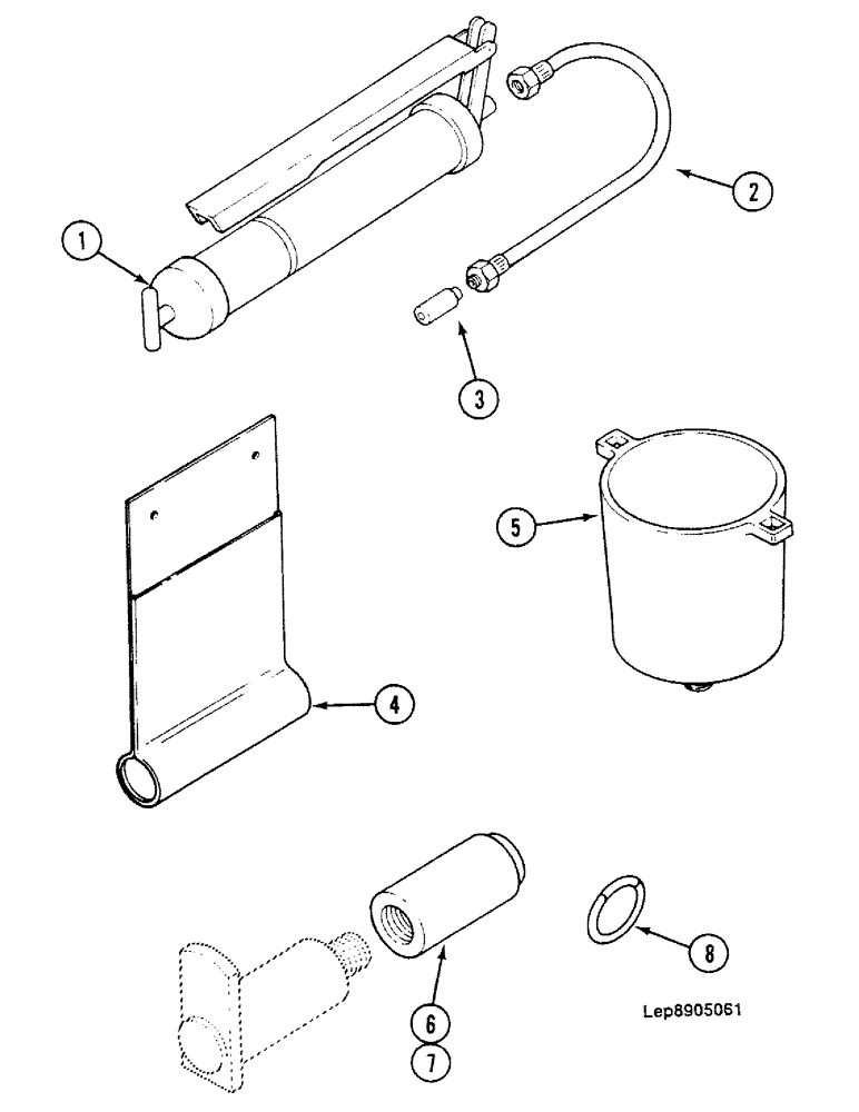 Схема запчастей Case 688C - (9H-24) - TOOLS (05.1) - UPPERSTRUCTURE CHASSIS/ATTACHMENTS