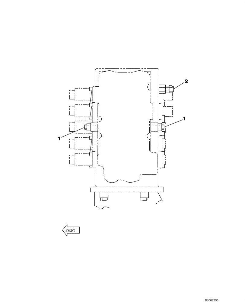 Схема запчастей Case CX800 - (08-207-00[01]) - CONTROL VALVE - VALVE, SECONDARY RELIEF (08) - HYDRAULICS