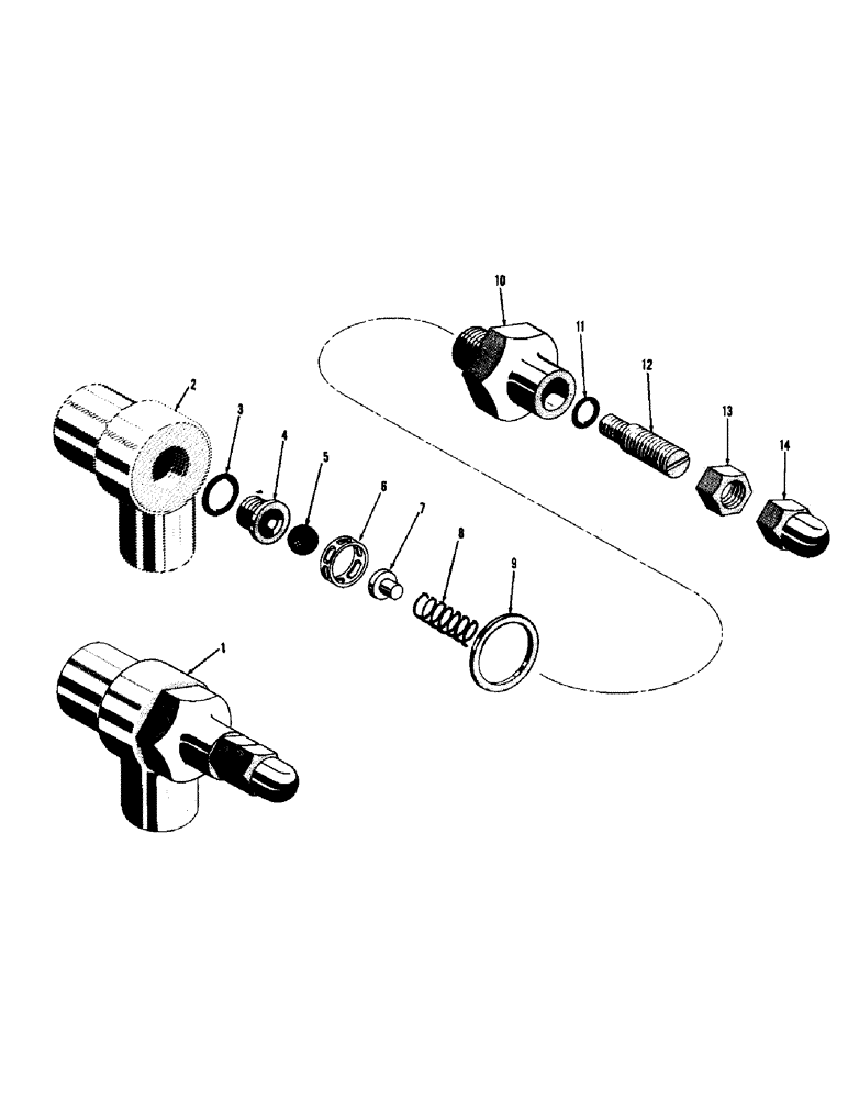 Схема запчастей Case 750 - (130[1]) - RELIEF VALVE ASSY BODY, GASKETS, SEALS (07) - HYDRAULIC SYSTEM