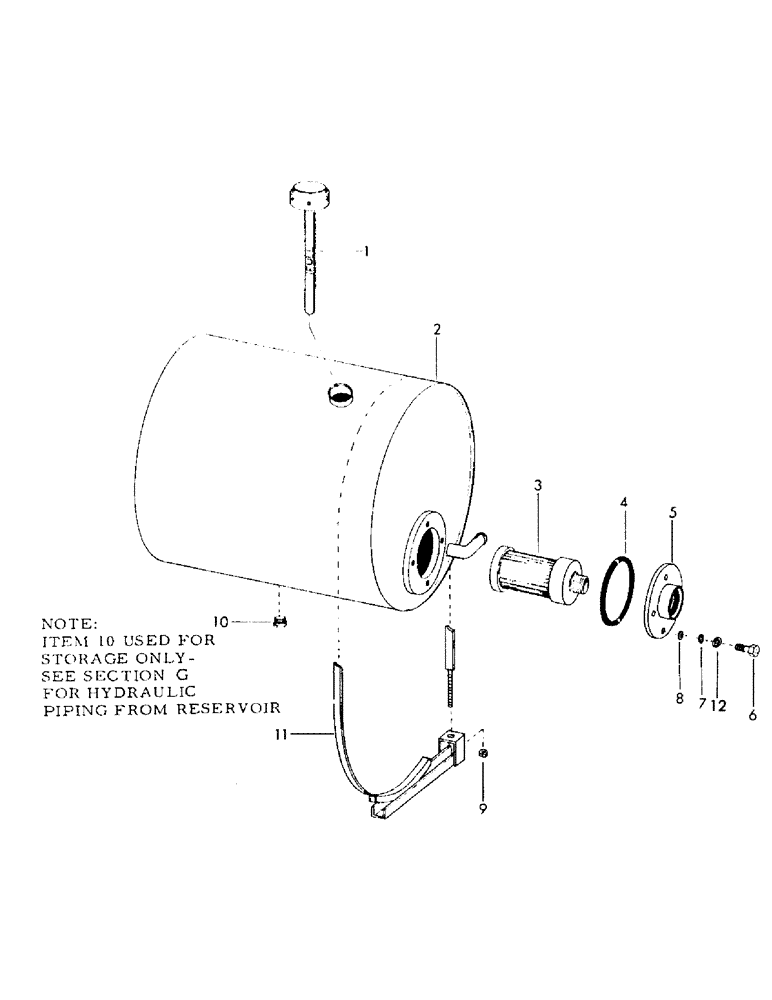 Схема запчастей Case 30YC - (H07) - HYDRAULIC OIL RESERVOIR (07) - HYDRAULIC SYSTEM