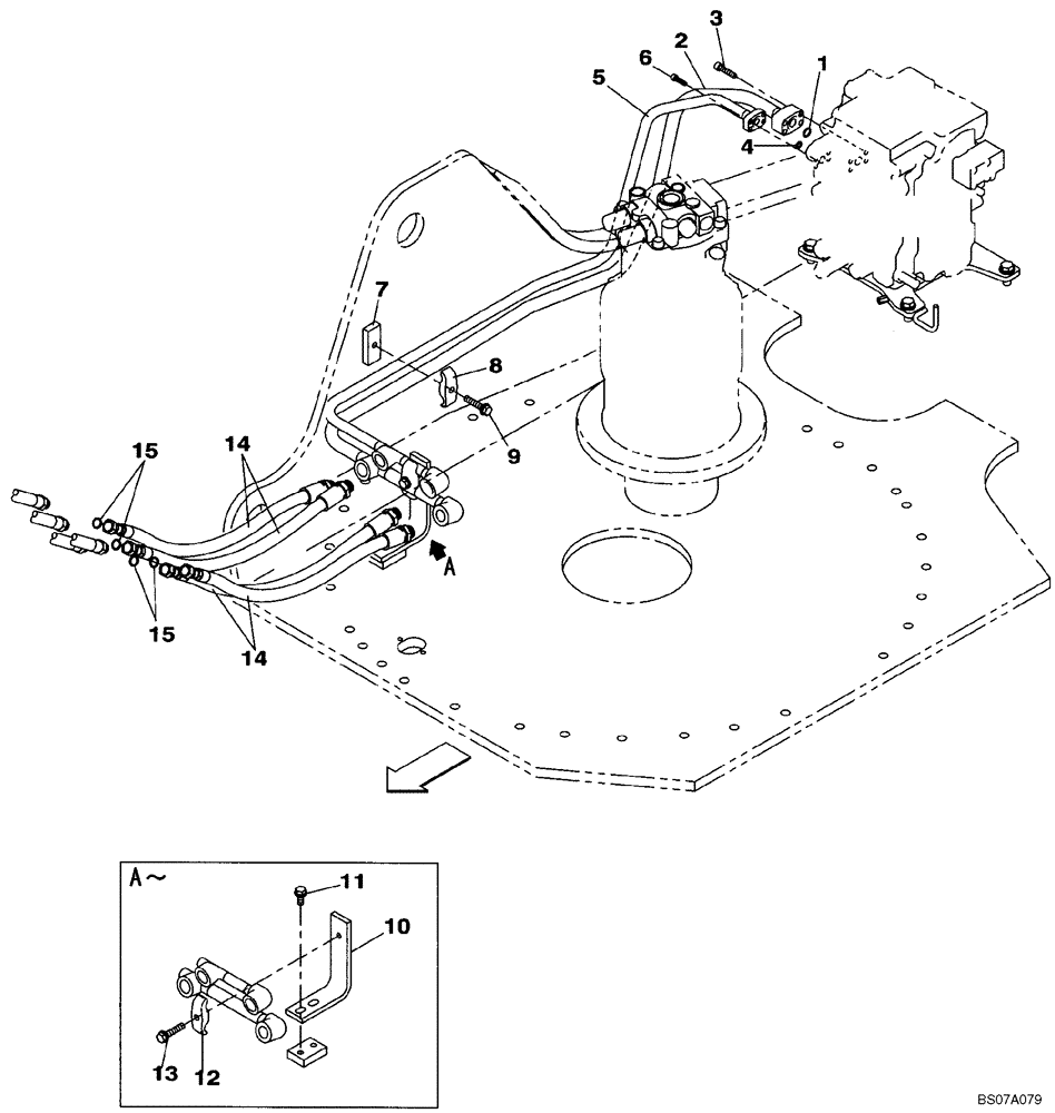 Схема запчастей Case CX160B - (08-10) - HYDRAULICS - BOOM (08) - HYDRAULICS