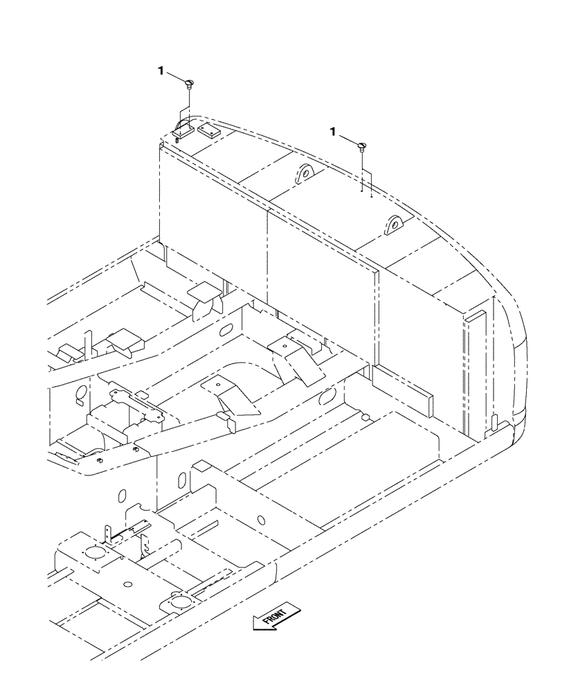 Схема запчастей Case CX350C - (09-004[02]) - PLUG, BLANK-OFF - OPTIONAL (09) - CHASSIS/ATTACHMENTS