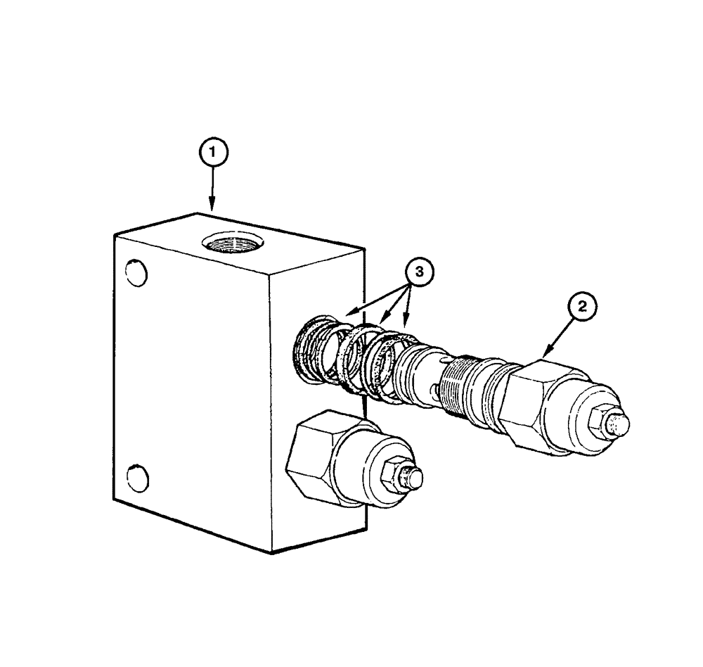 Схема запчастей Case 865 - (08.48[00]) - DISTRIBUTOR - BLADE SIDE SHIFT VALVE (08) - HYDRAULICS