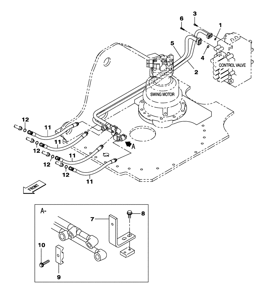 Схема запчастей Case CX250C - (08-008[00]) - HYDRAULIC CIRCUIT - BOOM CYLINDER (08) - HYDRAULICS