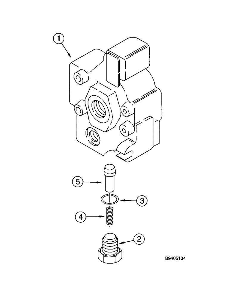 Схема запчастей Case 580L - (8-080) - LOADER CONTROL VALVE, OUTLET SECTION (08) - HYDRAULICS