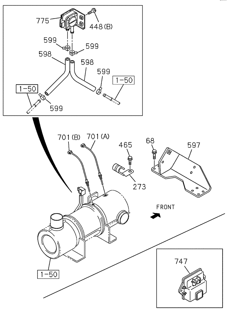 Схема запчастей Case CX210C LR - (55.100.02) - ELECTRICAL ACCESSORIES (55) - ELECTRICAL SYSTEMS
