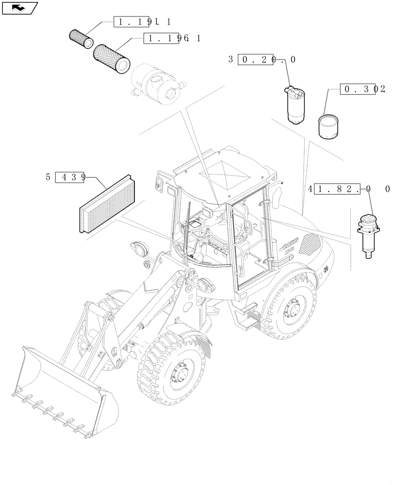 Схема запчастей Case 21E - (MPARTS) - MAINTENANCE PARTS (00) - GENERAL