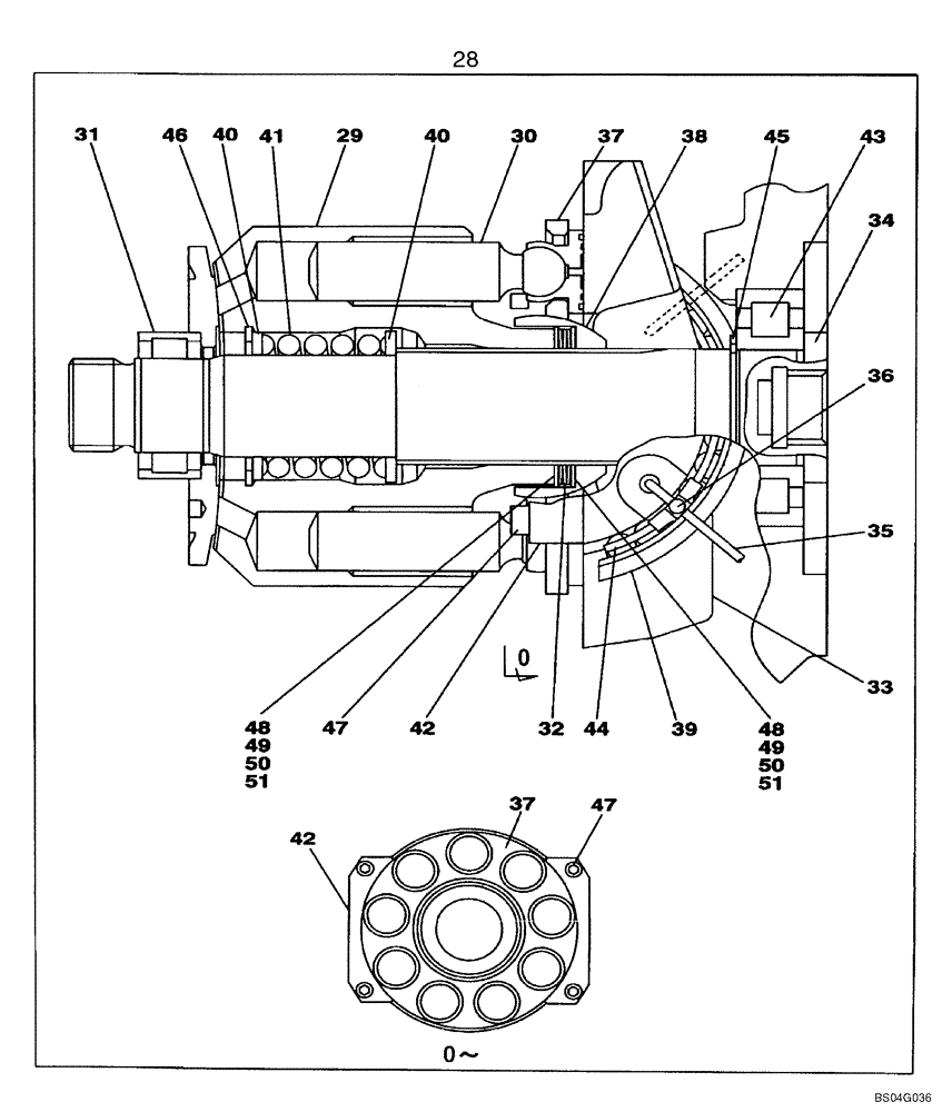 Схема запчастей Case CX160 - (08-82) - KLJ0606 PUMP ASSY, HYDRAULIC (08) - HYDRAULICS