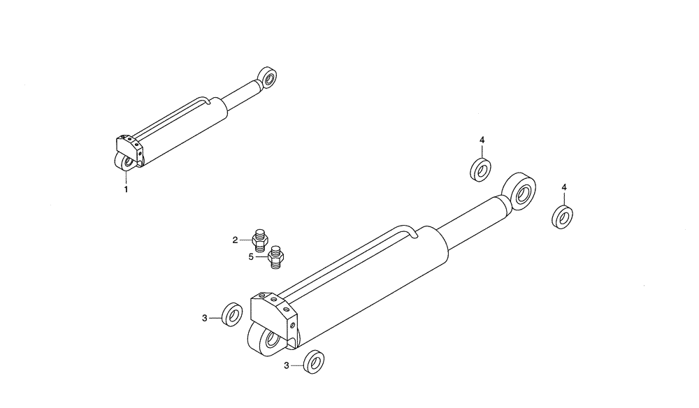 Схема запчастей Case 335 - (50C00000009[001]) - DRIVER CAB DUMPING CYLINDER (10) - Cab/Cowlings