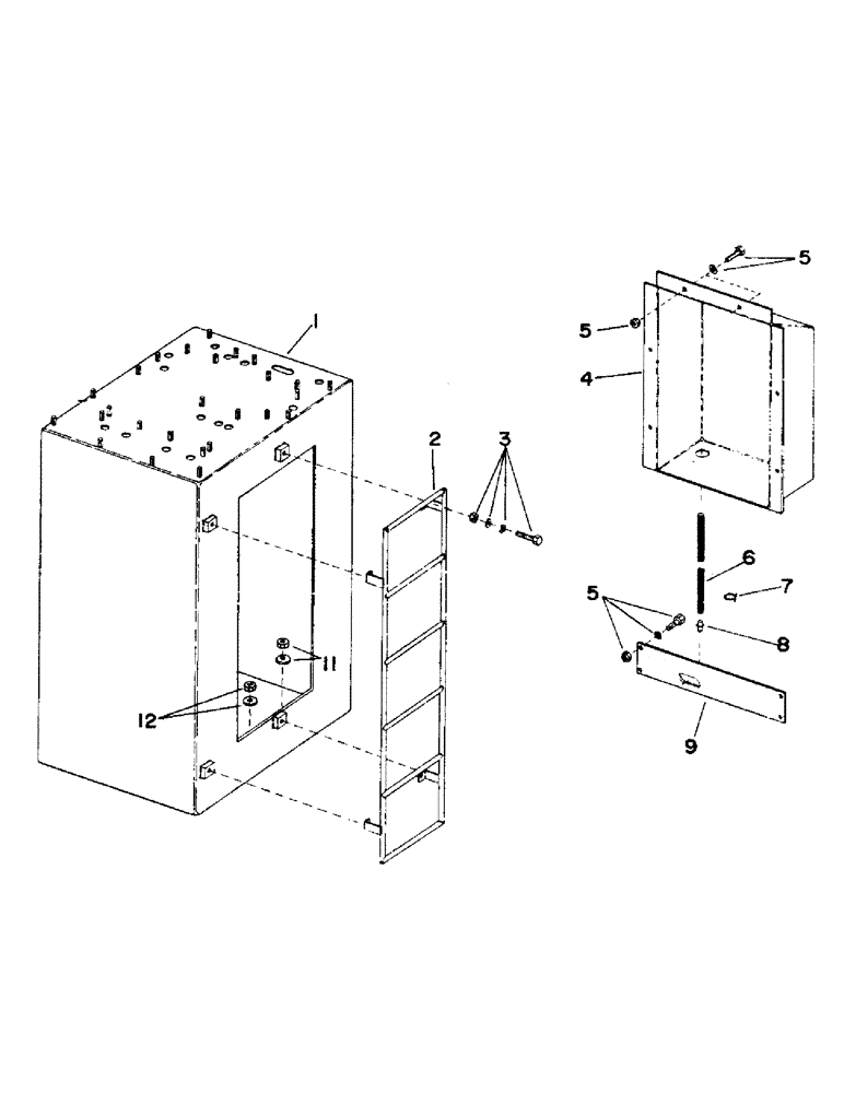 Схема запчастей Case 40EC - (J22) - OPTIONAL HIGH CAB (RISER ASSEMBLY, HEATER SHROUD AND COVER (18) - ATTACHMENT ACCESSORIES