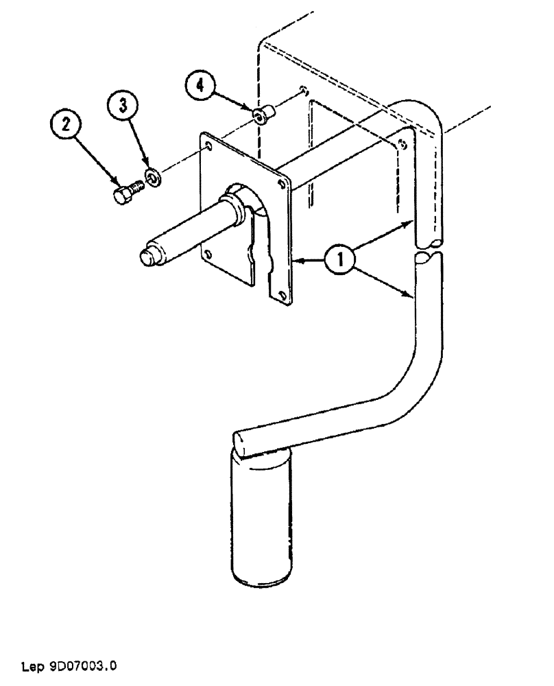 Схема запчастей Case 688B - (84) - UPPERSTRUCTURE SWING LOCKING CONTROL (05) - UPPERSTRUCTURE CHASSIS