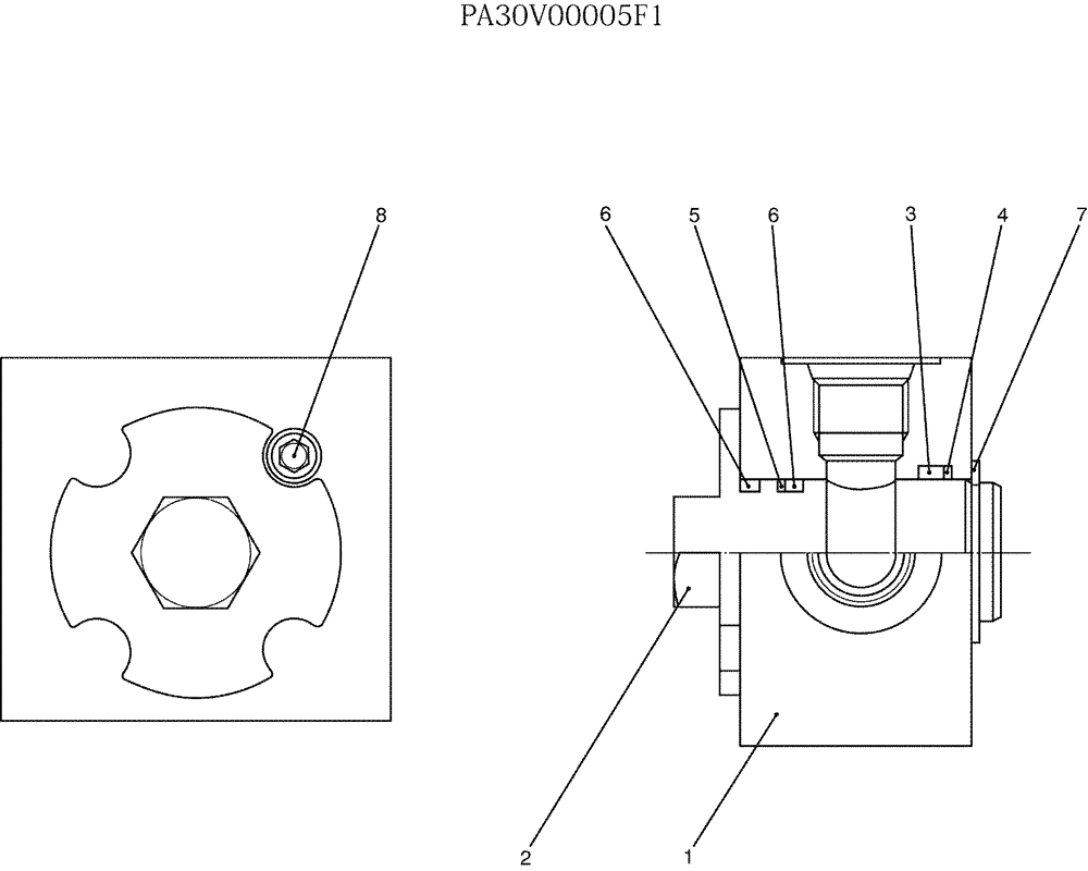 Схема запчастей Case CX27B - (07-041) - VALVE ASSY, SELECTOR P/N PA30V00005F1 (35) - HYDRAULIC SYSTEMS