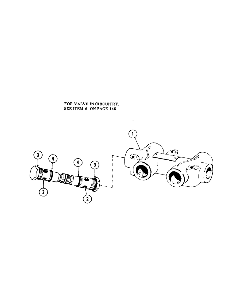 Схема запчастей Case 35 - (188[1]) - OPTIONAL LEVELER CHECK VALVE (35) - HYDRAULIC SYSTEMS