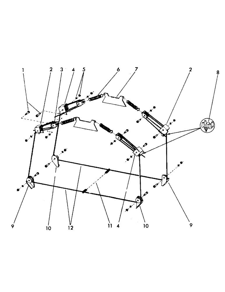 Схема запчастей Case 40EC - (J05) - CLAM LOG SLING WITH 3/8" WIRE ROPE, (5/8" CORD LOG CLAM) (18) - ATTACHMENT ACCESSORIES