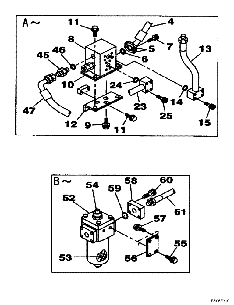 Схема запчастей Case CX160 - (08-48C) - HYDRAULICS, AUXILIARY - SINGLE ACTING CIRCUIT, TRIGGER ACTIVATED (DAC0716849 - ) (08) - HYDRAULICS