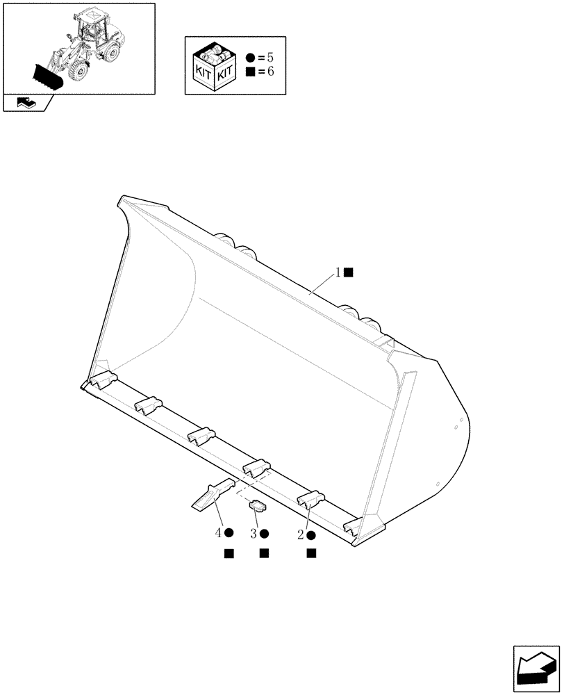 Схема запчастей Case 21E - (691[01]) - (0.7 M³) X 1900 MM STANDARD BUCKET WITH WELDED TEETH - BEFORE DATE 15 JUNE, 2011 (09) - LOADER/BACKHOE