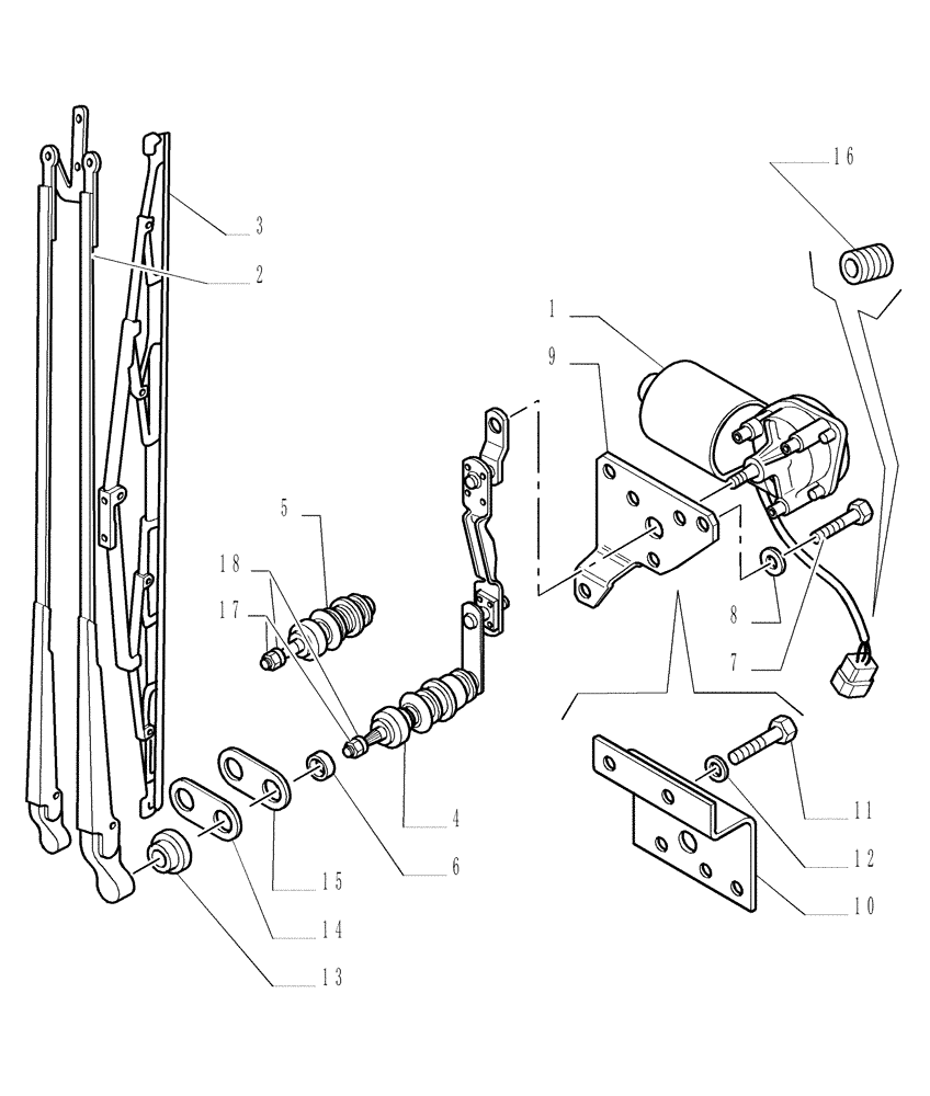 Схема запчастей Case 1850K - (9.654[10]) - ROPS CAB - DOOR - OPTIONAL CODE 784110131 (19) - OPTIONS