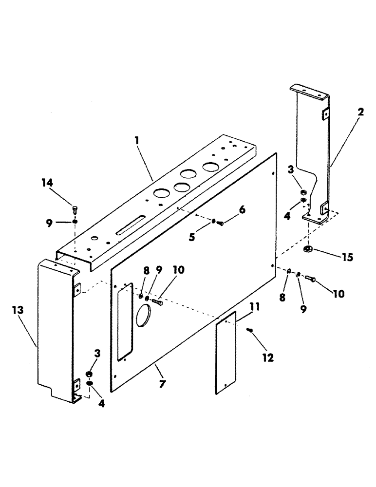 Схема запчастей Case 40YC - (162) - INSTRUMENT PANEL AND ATTACHING PARTS (06) - ELECTRICAL SYSTEMS