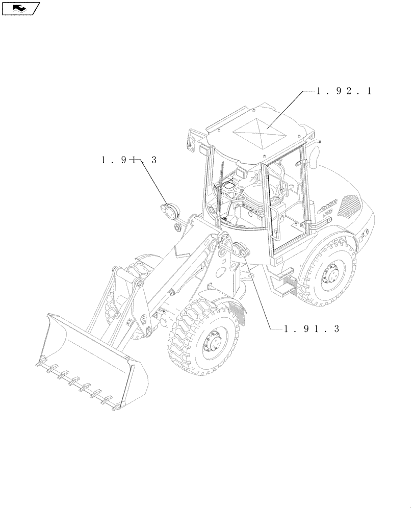 Схема запчастей Case 221E - (SEC. 10) - BODY, HOOD & DRIVERS POST (00) - GENERAL