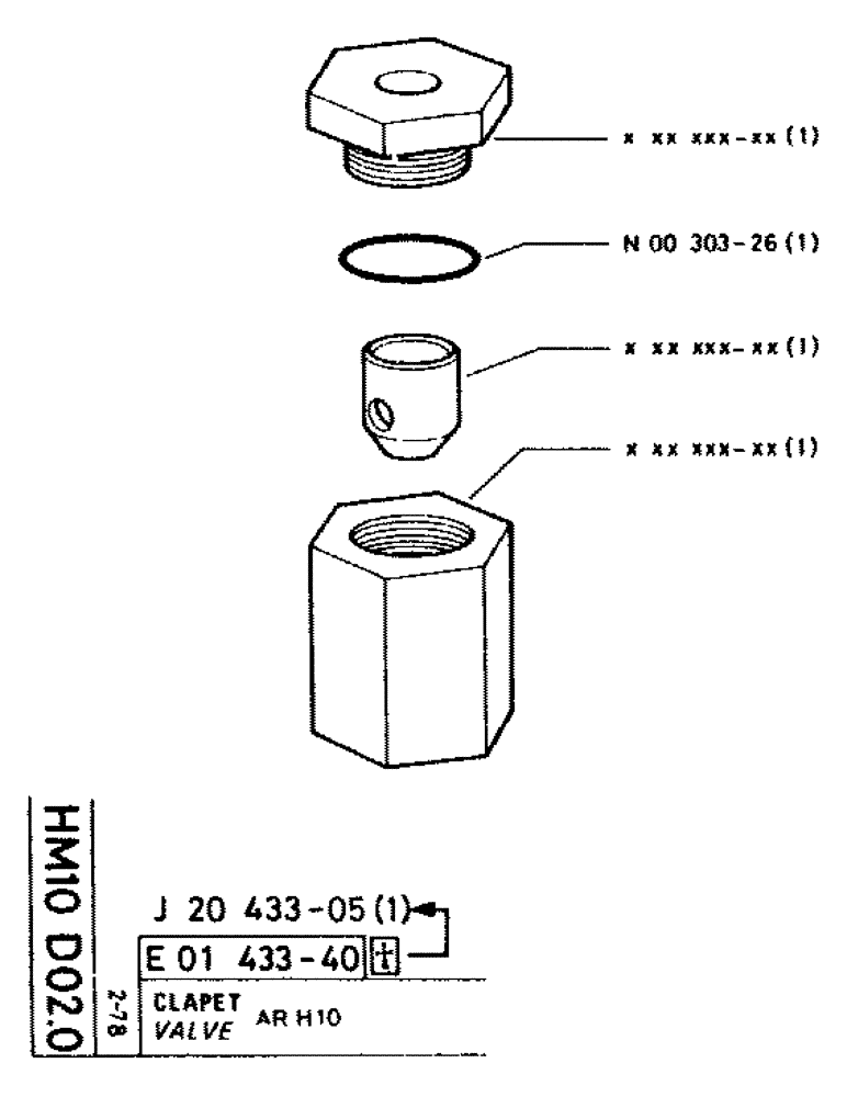 Схема запчастей Case RC200L - (080) - VALVE 