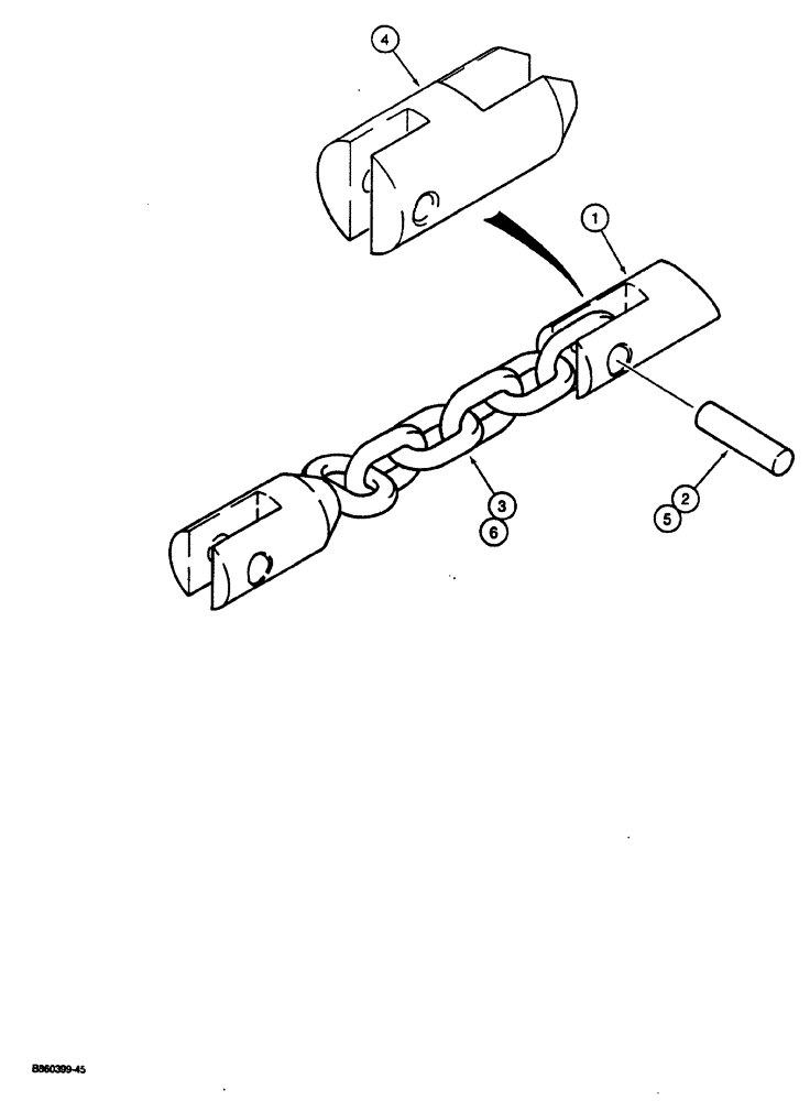 Схема запчастей Case CASE - (9-52) - PLOW BLADE BULLET AND MANDREL (09) - CHASSIS