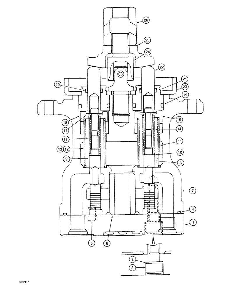 Схема запчастей Case 9030 - (8-90) - 151609A1 REMOTE CONTROL VALVE (08) - HYDRAULICS