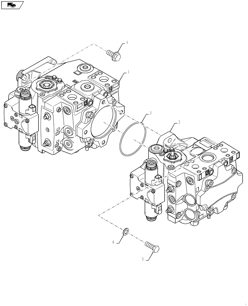 Схема запчастей Case DV207 - (35.710.01) - HYDRAULIC PUMP (35) - HYDRAULIC SYSTEMS