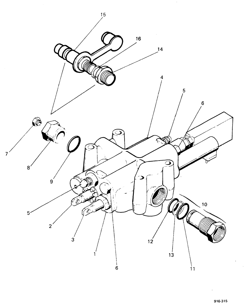 Схема запчастей Case 580F - (178) - LOADER CONTROL VALVE, 2 SPOOL (35) - HYDRAULIC SYSTEMS
