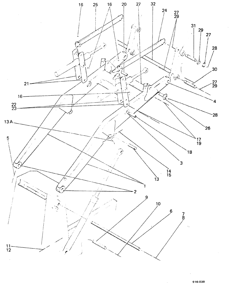 Схема запчастей Case 580F - (194) - LOADER, CHASSIS AND PARTS (35) - HYDRAULIC SYSTEMS