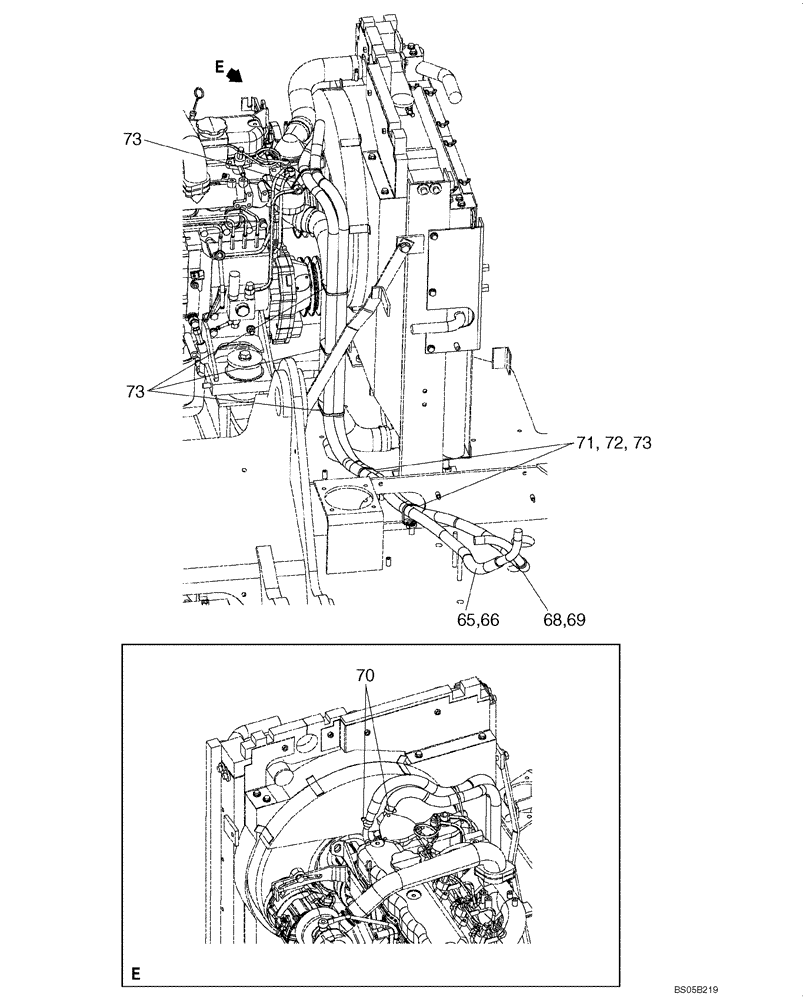 Схема запчастей Case CX225SR - (09-19) - HEATER AND AIR CONDITIONING (09) - CHASSIS