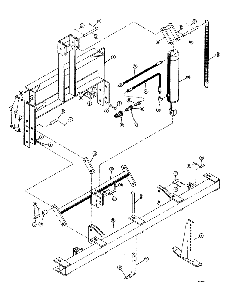 Схема запчастей Case 1500-SERIES - (126) - SCARIFIER (89) - TOOLS