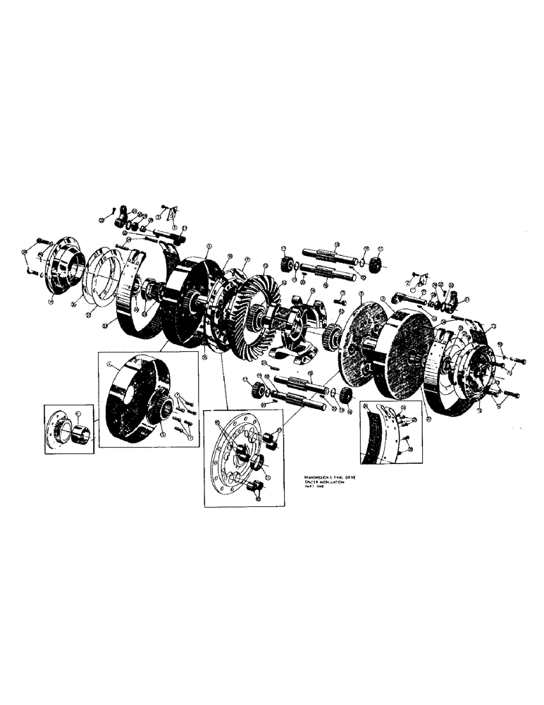 Схема запчастей Case 256 - (040) - TRANSMISSION & FINAL DRIVE (03) - TRANSMISSION