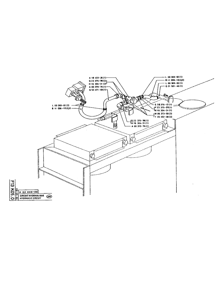 Схема запчастей Case 220 - (132) - HYDRAULIC CIRCUIT (07) - HYDRAULIC SYSTEM