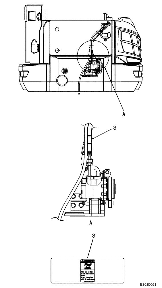 Схема запчастей Case CX50B - (06-021[00]) - NAME PLATE INSTALLATION (PW22T00170F2) NAME-PLATE