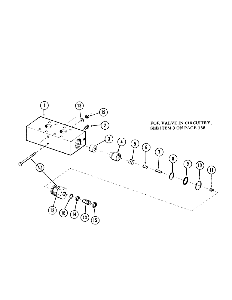 Схема запчастей Case 120 - (261[1]) - USED ON UNITS WITH SERIAL NUMBER 6287223 AND AFTER (35) - HYDRAULIC SYSTEMS