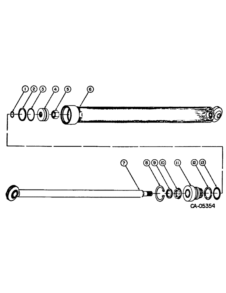 Схема запчастей Case 4120 - (10-5) - HYDRAULICS, LIFT CYLINDER (07) - HYDRAULICS