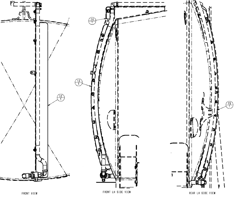 Схема запчастей Case IH SPX3320 - (10-001[02]) - APPLICATION GROUP (13) - DECALS