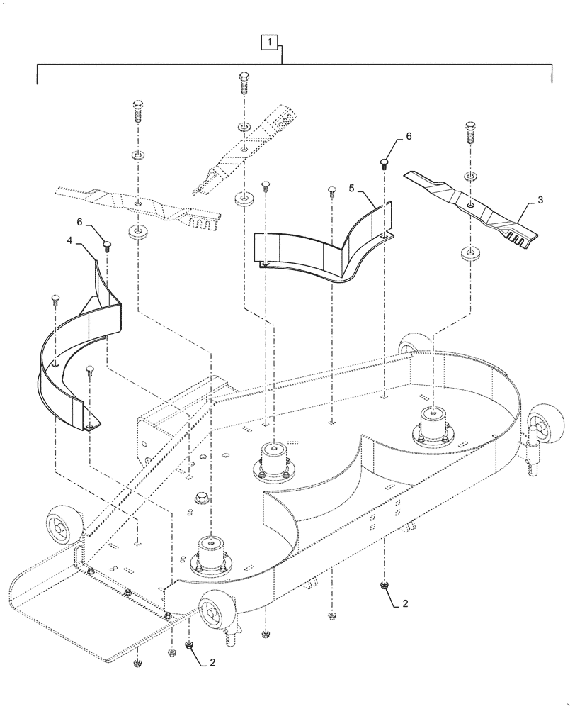 Схема запчастей Case IH MW160S - (88.100.58[03]) - DIA KIT MULCH KIT, 60" (88) - ACCESSORIES