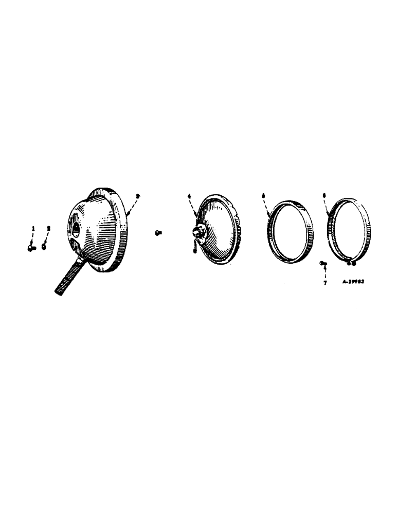 Схема запчастей Case IH 100 - (08-15) - ELECTRICAL, HEAD LIGHTS OR REAR LIGHT, FOR 100 AND 130 SERIES TRACTORS (06) - ELECTRICAL