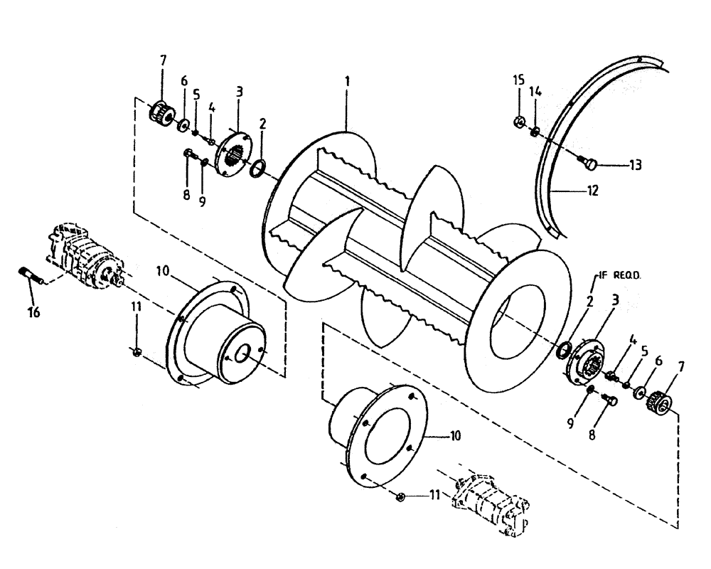 Схема запчастей Case IH 7700 - (A02-50) - FINNED ROLLER - LEG BASECUTTER Mainframe & Functioning Components