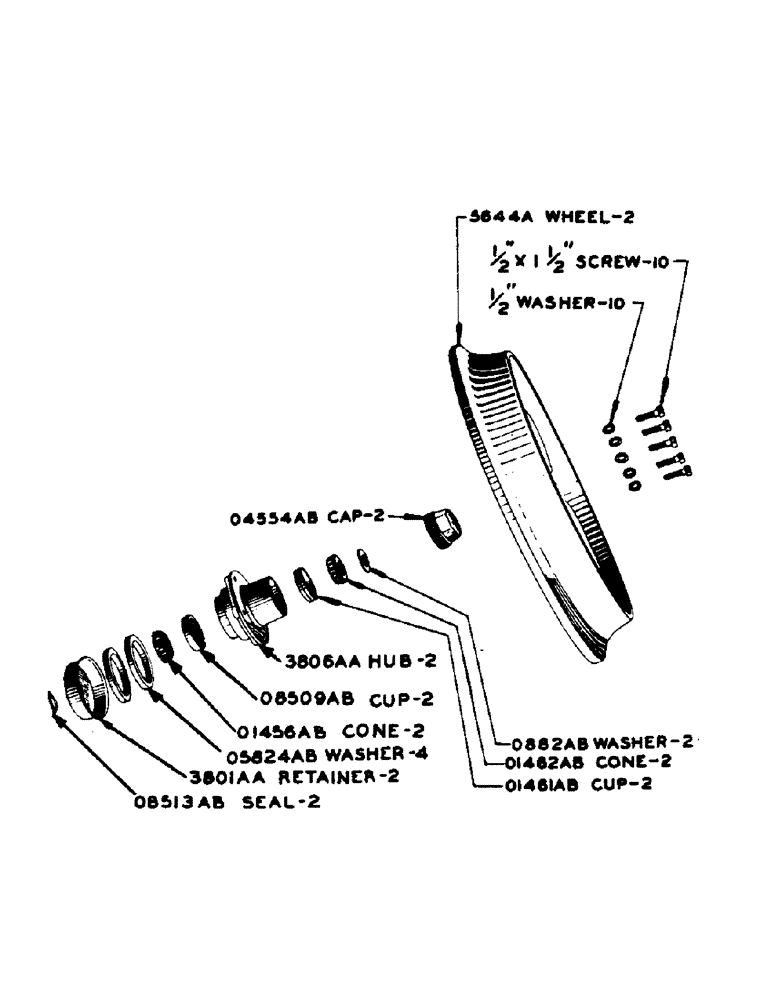 Схема запчастей Case IH SC-SERIES - (080) - DUAL FRONT WHEEL, SC (06) - POWER TRAIN