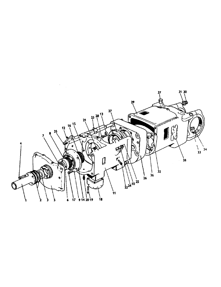 Схема запчастей Case IH 1212 - (C20) - GEARBOX, GEARBOX, 1212 TRACTORS Gearbox