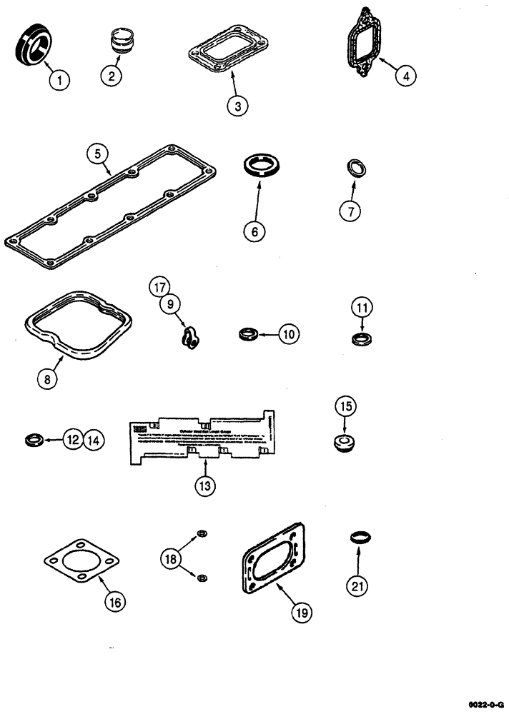 Схема запчастей Case IH 8860HP - (10-50) - GASKET KIT (4-390 EMISSIONS CERTIFIED ENGINE) (10) - ENGINE
